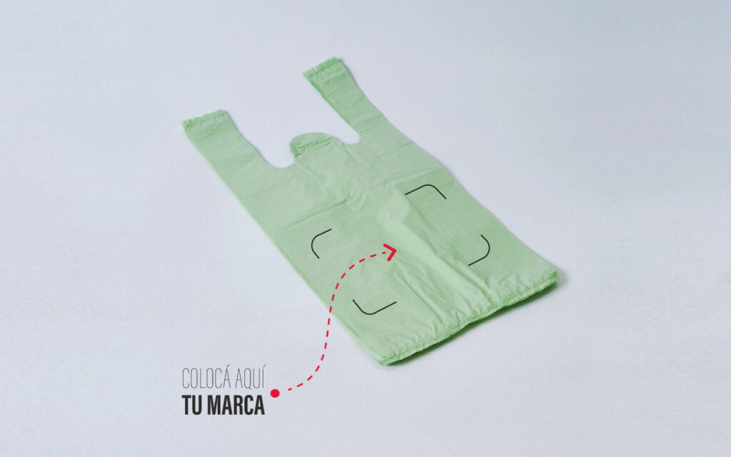 Bolsas plásticas tipo camiseta de alta resistencia en diferentes micronajes personalizadles